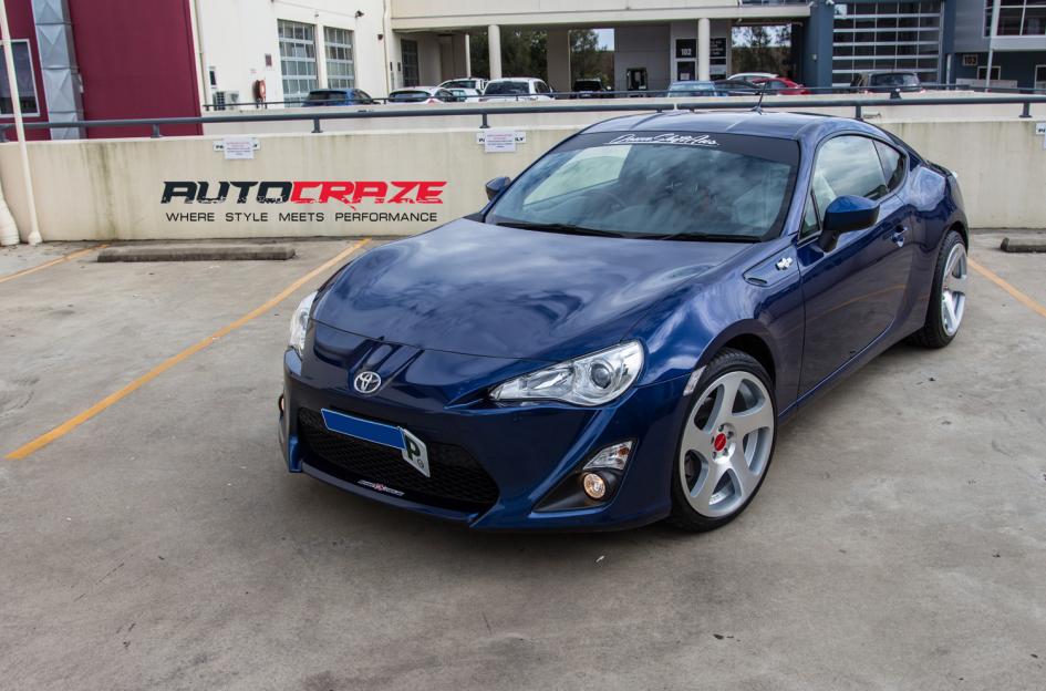 TOYOTA 86 TMB SILVER MACHINED FACE